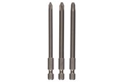 Poranterät & Ruuvauskärjet - Bosch 3-os. ruuvauskärkisarja Extra-Hart PH1; PH2; PH3; 152 mm - 2607001758