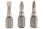 Poranterät & Ruuvauskärjet - Bosch 3-os. ruuvauskärkisarja Extra-Hart (lajitelma) S 0,6x4,5; PH1; PZ1; 25 mm - 2607001765