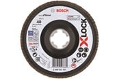 Kulmahiomakoneet - Bosch X-LOCK-tasoliuskalaikat, kallistettu versio, muovilevy, Ø 125 mm, G 40, X571, Best for Metal, 1 kpl D = 125 mm; G = 40, kallistettu - 2608621767