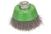 Työkalut - Bosch Kuppiharja, aallotettu ruostumaton teräslanka, 65 65 mm, 0,3 mm, M14 - 2608622061