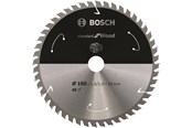 Pyörösahat - Bosch Standard for Wood -pyörösahanterä johdottomiin sahoihin 160 x 1,5 / 1 x 20 T48 - 2608837678
