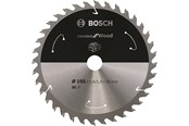 Pyörösahat - Bosch Standard for Wood -pyörösahanterä johdottomiin sahoihin 165 x 1,5 / 1 x 20 T36 - 2608837686