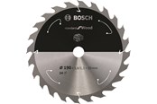 Pyörösahat - Bosch Standard for Wood -pyörösahanterä johdottomiin sahoihin 190 x 1,6 / 1,1 x 20 T24 - 2608837704