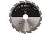 Pyörösahat - Bosch Standard for Wood -pyörösahanterä johdottomiin sahoihin 190 x 1,6 / 1,1 x 30 T16 - 2608837706