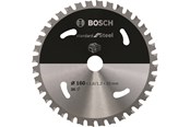 Pyörösahat - Bosch Standard for Steel -pyörösahanterä johdottomiin sahoihin 160 x 1,6 / 1,2 x 20 T36 - 2608837749
