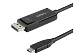Audiokaapelit - StarTech.com 6.6 ft. (2 m) USB-C to DisplayPort 1.2 Cable - Bi-Directional - USB / DisplayPort cable - 2 m - CDP2DP2MBD