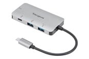 USB hub - Targus USB-C MP H W 2xUSB A 2xUSB-C USB hub - 4 porttia - Harmaa - ACH228EU