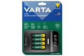 Akut ja Paristot - VARTA Ahdistin LCD Ultra Fast Charger+ sisältää 4 akkua, joiden kapasiteetti on 2100 mAh. - 57685101441