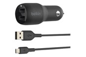 Puhelin - Adapterit & Laturit - Belkin BOOST CHARGE Dual Charger - CCB001btBK