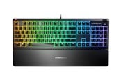 Näppäimistöt - SteelSeries Apex 3 100% - Pelinäppäimistö - Pohjoismainen - Musta - 64803
