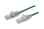 Verkkokaapelit - StarTech.com 2.5m CAT6 Cable - Blue Slim CAT6 Patch Cord - Snagless - LSZH - patch cable - 2.5 m - blue - Sininen - 2.5m - N6PAT250CMBLS