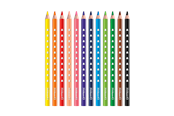 Harrastustarvikkeet - Pelikan 12 col.pencils SILVERINO triangular.thick BSD12DN - 100401596