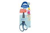 Kirjoituspöytätarvikkeet - Pelikan Scissors SC1BRR blue right round1 pcs. on rivetcard - 803502