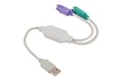 KVM-kaapelit - Lanberg Näppäimistö / mouse adapter - AD-0025-W