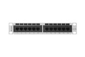 Lisätarvikkeet - Lanberg PPU5-9012-S - patch panel - 1U - 10" - PPU5-9012-S
