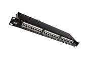 Lisätarvikkeet - Solarix patch panel with cable management - 1U - SX24-6-STP-BK
