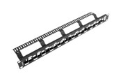 Lisätarvikkeet - Lanberg PPKS-1224-B - patch panel (blank) - 1U - 19" - PPKS-1224-B