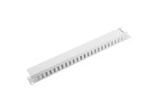 Lisätarvikkeet - Lanberg AK-1201-S 19" Cable Management Panel Type A 1U Grey - AK-1201-S