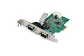 Verkkokortit (verkkosovittimet, tulostuspalvelimet jne.) - StarTech.com 2-porttinen PCI Express RS232 sarjaporttiadapterikortti - 16950 UART - sarjaporttiadapteri - PEX2S953
