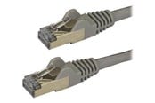 Verkkokaapelit - StarTech.com 1.5 m CAT6a Cable - Harmaa - RJ45 Ethernet Cable - Snagless - CAT6a STP Cord - Copper Wire - 10Gb - patch cable - 1.5 m - Harmaa - Harmaa - 1m - 6ASPAT150CMGR