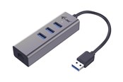 USB hub - I-Tec USB 3.0 Metal 3-Port USB hub - 3 porttia - Harmaa - U3METALG3HUB