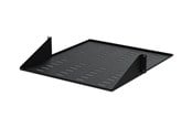 Räkit - Rack - StarTech.com 2 Post Server Rack Shelf - Vented - Center Mount - Musta - Supports up to 75 lb. - 2 post Network Rack Shelf rack shelf - 2U - CABSHF2POSTV2