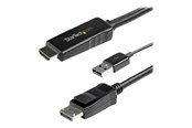 Näyttökaapeli - StarTech.com 3m HDMI to DisplayPort Adapter Cable with USB Power - 4K 30Hz Active HDMI to DP 1.2 Converter (HD2DPMM3M) - video cable - DisplayPort / HDMI - 3 m - HD2DPMM3M