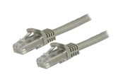 Verkkokaapelit - StarTech.com 7.5 m CAT6 Cable - Harmaa Patch Cord - Snagless - ETL Verified - patch cable - 7.5 m - Harmaa - Harmaa - 7.5m - N6PATC750CMGR