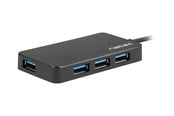USB hub - Natec MOTH - keskittimen - 4 porttia USB hub - 4 porttia - USB 3.2 - Musta - NHU-1342