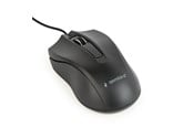 Hiiret - Gembird Wired optical mouse 3B-01 - Hiiri - Optinen - 3 painiketta - Musta - MUS-3B-01