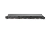 Lisätarvikkeet - Lanberg PPS6-1024-B - patch panel - 1U - 19" - PPS6-1024-B
