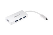 USB hub - TRENDnet TUC-H4E - keskittimen - 4 porttia USB hub - 4 porttia - Valkoinen - TUC-H4E