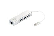 USB hub - LevelOne USB-0504 - keskusyksikkö - 3 porttia USB hub - 3 porttia - Valkoinen - USB-0504