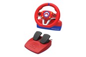 Pelit - lisävarusteet - HORI Mario Kart -rattiohjain Pro Mini - Wired Wheel, gamepad and pedals set - Nintendo Switch - NSW-204U