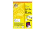Paperit, valokuvapaperit ja tarrat - Avery ILC universal etiket 70x37mm (2400) - 3474