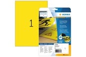 Paperit, valokuvapaperit ja tarrat - HERMA Special - Yellow - A4 (210 x 297 mm) 25 pcs. film labels - 8033