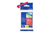 Paperit, valokuvapaperit ja tarrat - Brother TZ 435 - White on Red - Roll (1.2 cm x 8m) - TZE435