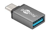 USB kaapelit - Pro USB-C 3.1 - USB-A - adapter - grey - 4040849566219