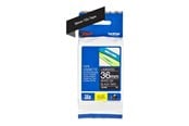 Paperit, valokuvapaperit ja tarrat - Brother TZE365 / TZe-365 White on Black Ribbon (36mm x 8m) - TZE365