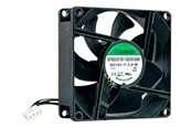 Kotelotuuletin - QNAP 80X80X25MM TUULETIN 12V 4-PINNIN - Kotelotuuletin - 80mm - musta - FAN-8CM-T01