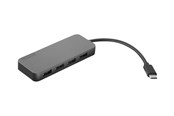 USB hub - Lenovo USB-C neljän portin USB-A -hubi - hubi - 4 porttia USB hub - 4 porttia - USB 3.2 - Harmaa - 4X90X21427