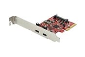Ohjainkortit - StarTech.com PCIe USB 3.1 Card - 2x USB C 3.1 Gen 2 10Gbps - PCIe Gen 3 x4 - ASM3142 Piirisarja - USB Tyyppi C PCI Express Card - USB adapter - PEXUSB312C3
