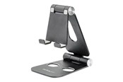 Puhelin - Muut lisävarusteet - StarTech.com Puhelin and Tablettijalusta - Foldable - Multi  Angle - Aluminum - Musta - Adjustable Smartphone / Tablet Stand - desktop stand - USPTLSTNDB