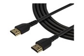Näyttökaapeli - StarTech.com High Speed HDMI Cable With Ethernet - Heavy Duty - Premium Certified 4K HDMI 2.0 Cord (RDHMM2MP) - HDMI with Ethernet cable - 2 m - RHDMM2MP