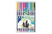Kirjoitus- ja piirustustarvikkeet - Staedtler Fineliner triplus 10 pcs box - 334 SB10