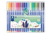 Harrastustarvikkeet - Staedtler triplus® color, kuitukärkikynä, 20 kpl - 323 SB20