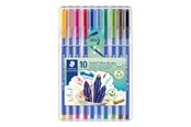 Kirjoitus- ja piirustustarvikkeet - Staedtler Fibre tip pen triplus col.10pcs.box - 323 SB10