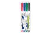 Kirjoitus- ja piirustustarvikkeet - Staedtler Valkotaulukynä Lumocolor 4 kpl laatikko - 301 WP4