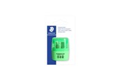 Kirjoitus- ja piirustustarvikkeet - Staedtler D-hole tub sharpener neon green bc - 51260F50BK