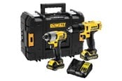 Työkalut - Dewalt 18V XR Brushless Twin Kit - 2 x 2Ah - DCK2062D2T-QW
